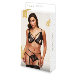 STRAPPY GARTER SET, S/M