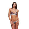 GREY FLORAL & LACE BRA SET, S/M