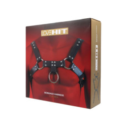 VIRGITE  MAN BONDAGE BODY HARNESS MOD. 2 BLACK