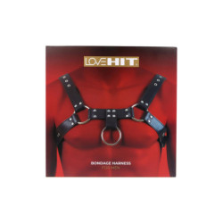 VIRGITE  MAN BONDAGE BODY HARNESS MOD. 2 BLACK