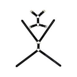 VIRGITE  MAN BONDAGE BODY HARNESS MOD. 5 BLACK