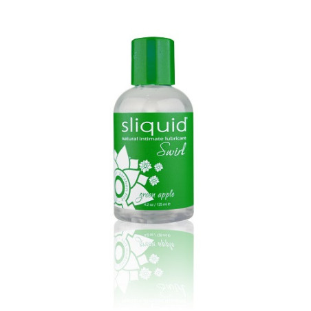 Sliquid Naturals Swirl Flavoured Lubricants Green Apple 125ml