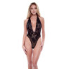 BACI SEXY ECO LACE TEDDY BLACK, M/L