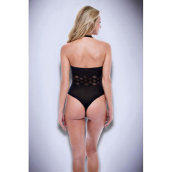 BACI JACQUARD BODYSUIT BLACK, OS