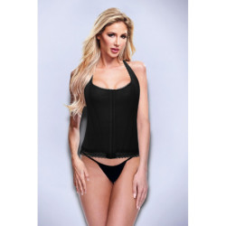 BACI BUSTIER BLACK, L