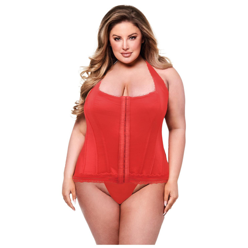 BACI BUSTIER  RED, 1X/2X