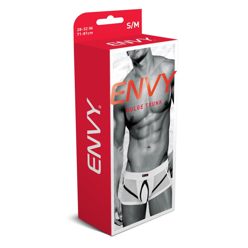 ENVY BULGE TRUNK WHITE, S/M