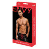 ENVY LACE-UP WETLOOK TRUNKS BLACK RED, L/XL