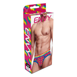 RAINBOW HEARTS BRIEF, L/XL