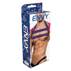 ENVY LOGO HARNESS BLUE PINK, M/L