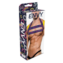 ENVY LOGO HARNESS BLUE YELLOW, S/M