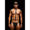 ENVY 3 PCS WETLOOK CHEST HARNESS, M/L