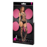 LAPDANCE LACE SUSPENDER BODYSTOCKING BLACK, OS