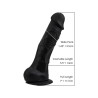 Loving Joy 7 Inch Realistische Siliconen Dildo met Zuignap en Ballen Zwart