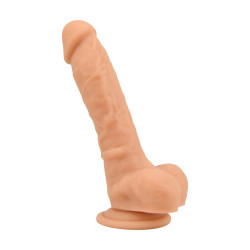 Loving Joy 8 Inch Realistische Siliconen Dildo met Zuignap en Ballen Vanille