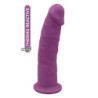 REAL LOVE DILDO 7.5INCH PURPLE