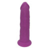 REAL LOVE DILDO 7.5INCH PURPLE