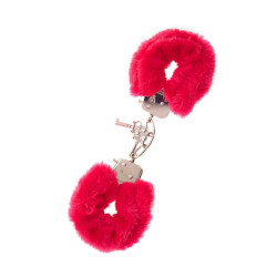 DREAM TOYS HANDCUFFS WITH PLUSH RED