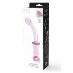 GLAZE GLASS ROSEBUD G-SPOT DILDO