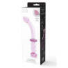 GLAZE GLASS ROSEBUD G-SPOT DILDO