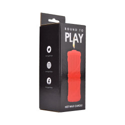 Bound to Play. Hot Wax Candle Red