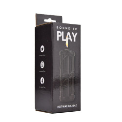 Bound to Play. Hot Wax Candle Black