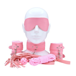 Bondageset voor beginners Roze (8-delig)