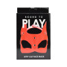 Bound to Play Kitty Cat Face Mask Red