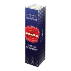 MAI ATTRACTION KISSABLE LUBRICANT CHAMPAGNE STRAWBERRY FLAVOR 50ML