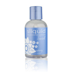 Sliquid Naturals Swirl Glijmiddel met Smaak - Framboos Blauw