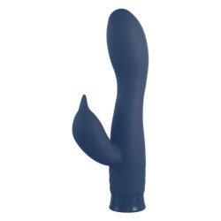 NMC 6,5 INCH OPLAADBARE SILICONEN 10 FUNCTIES SNELHEIDSVIBRATOR BLAUW