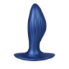 NMC 4,5 INCH ANAALPLUG VAN SILICONE METALLIC BLAUW