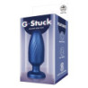 NMC 4 INCH ANAALPLUG VAN SILICONE METALLIC BLAUW