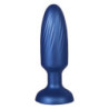 NMC 3,5 INCHSILICONE ANAALPLUG METALLIC BLAUW