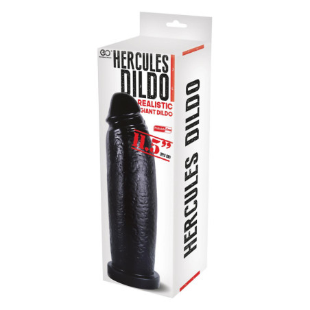 NMC 11,5 INCH PVC REUZE DILDO ZWART