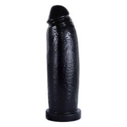 NMC 11,5 INCH PVC REUZE DILDO ZWART