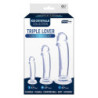 NMC TRIPLE LOVER - 3 IN 1 TRAININGSSET MET 3 VERSCHILLENDE MATEN DILDO HELDER