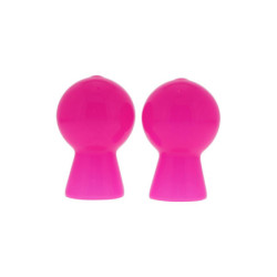 NIPPLE SUCKER PAIR IN SHINY PINK