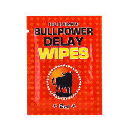 BULL POWER WIPES DELAY SACHETS 6X2ML