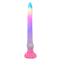 NMC 17,5 INCH SILICONEN MONSTER DILDO GLOW IN THE DARK