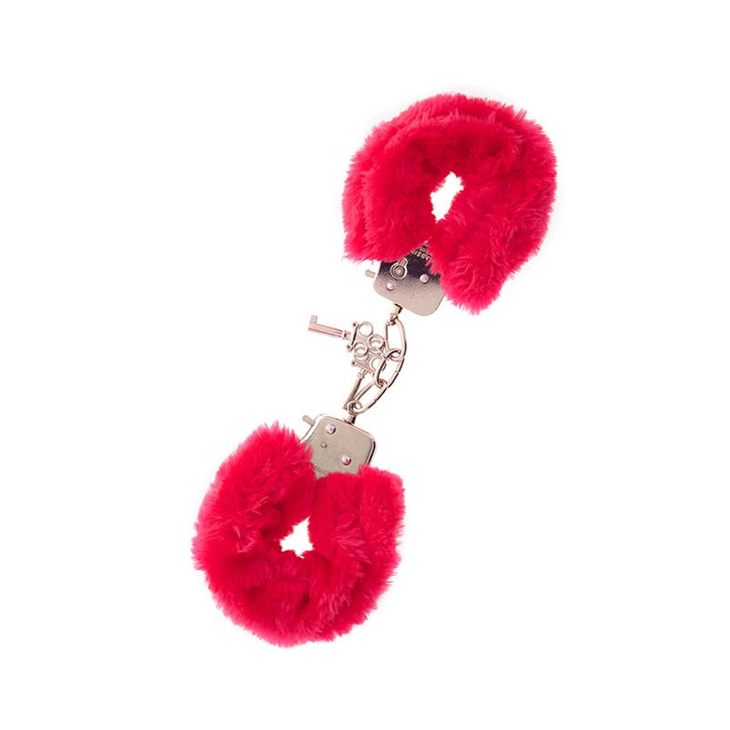 DREAM TOYS HANDCUFFS WITH PLUSH RED