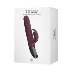 NMC SILICONEN OPLAADBARE VIBRATOR RUBINE ROOD