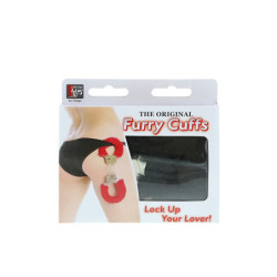 DREAM TOYS HANDCUFFS WITH PLUSH BLACK