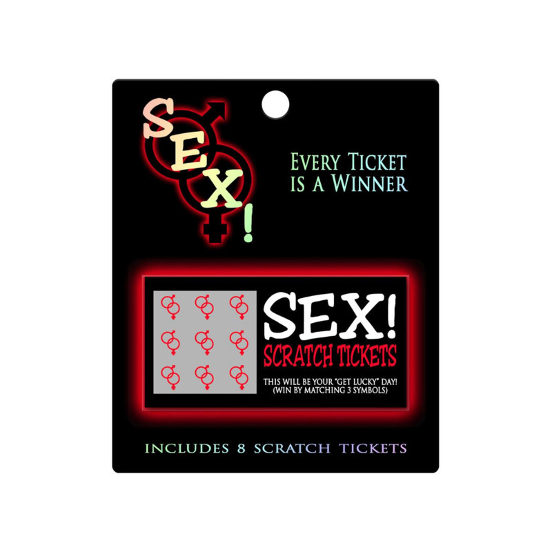 SEX! SCRATCH TICKETS