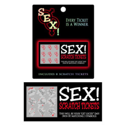 SEX! SCRATCH TICKETS