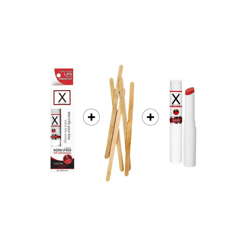 SENSUVA X ON THE LIPS ELECTRIC CHERRY 12 PIECE REFILL PACK