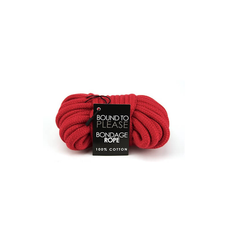 Bound to Please Bondage Rope Red