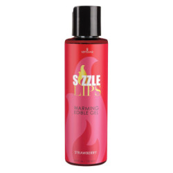 SENSUVA SIZZLE LIPS WARMING GEL STRAWBERRY 125ML