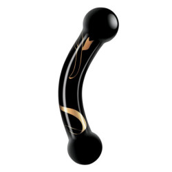 SECRET KISSES 5,5 INCH HANDGEBLAZEN DILDO MET DUBBEL UITEINDE