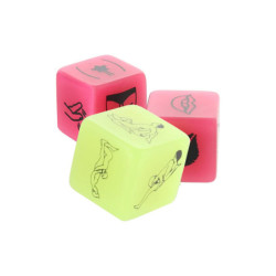 GLOW-IN-THE-DARK ORAL SEX DICE